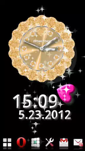 Play [FREE]CUTE CUSTOM QLOCK Gold  and enjoy [FREE]CUTE CUSTOM QLOCK Gold with UptoPlay